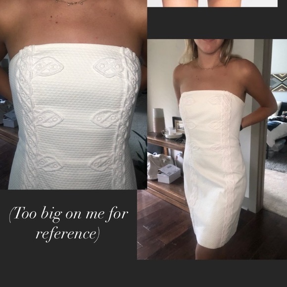 Lilly Pulitzer Dresses & Skirts - Lilly Pulitzer Strapless White Dress